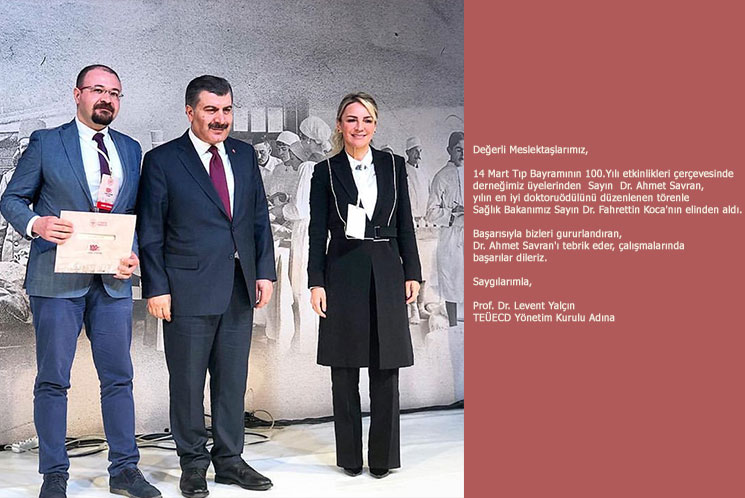 Yılın En İyi Doktoru Derneğimizden...